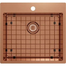 Zlewozmywak stalowy Kernau KSS V 62 1B SS Copper