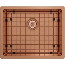 Zlewozmywak stalowy Kernau KSS U 61.1 1B SS Copper