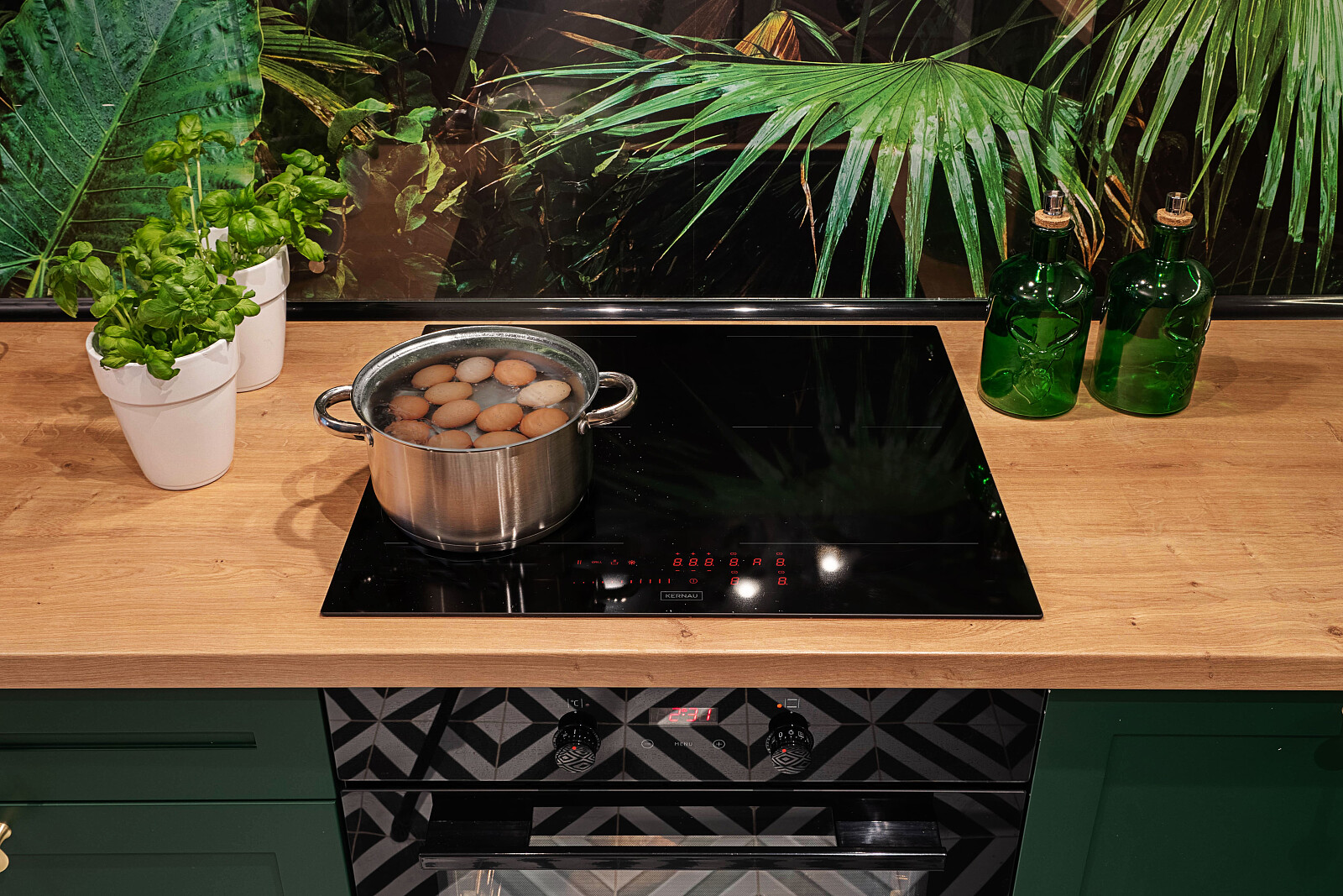 Płyta grzewcza Kernau KIH 6435-4B BL Kitchen Connect z czterema polami grzewczymi