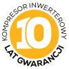 10 lat gwarancji na kompresor inwerterowy