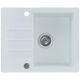 Zlewozmywak granitowy Kernau KGSA 4560 1B1D Pure White