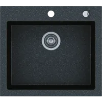 Zlewozmywak granitowy Kernau KGS H 60 1B Black Metallic
