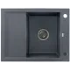 Zlewozmywak granitowy Kernau KGS M 4565 1B1D Graphite