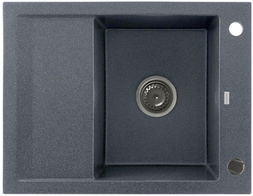 Zlewozmywak granitowy Kernau KGS M 4565 1B1D Graphite