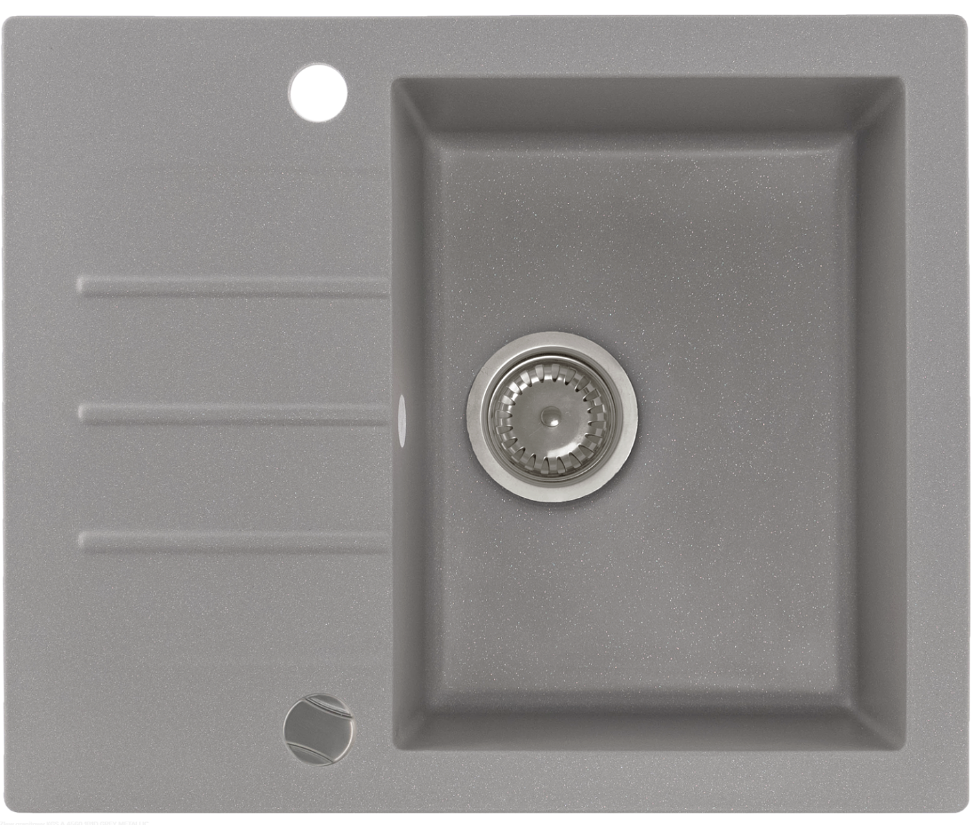 Zlewozmywak granitowy Kernau KGS A 4560 1B1D Grey Metallic