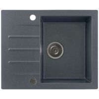 Zlewozmywak granitowy Kernau KGS A 4560 1B1D Graphite