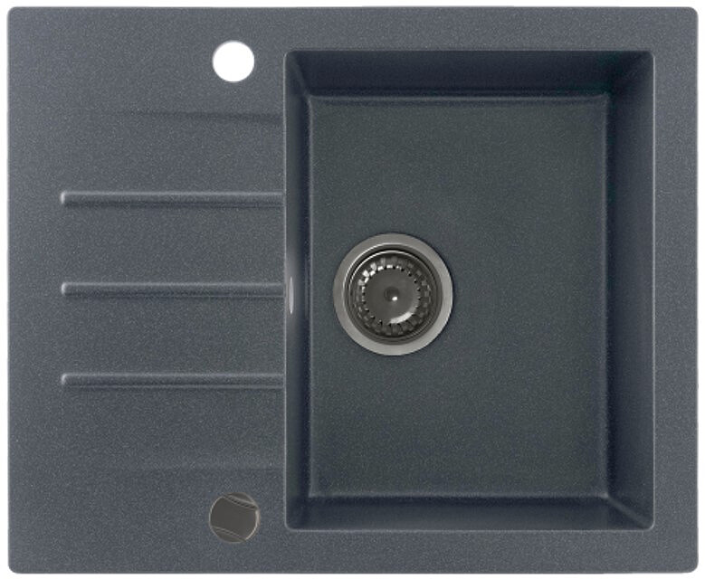 Zlewozmywak granitowy Kernau KGS A 4560 1B1D Graphite