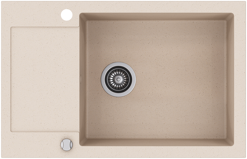 Zlewozmywak granitowy Kernau KGS H 6078 1B1D Sand
