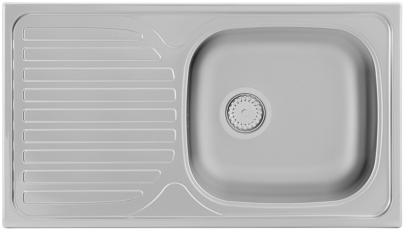 Zlewozmywak stalowy Kernau KSS C 403 1B1D Linen
