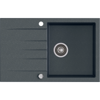 Zlewozmywak granitowy Kernau KGS V 45A 1B1D Graphite