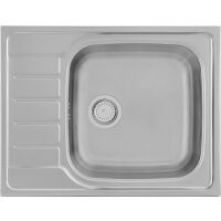 Zlewozmywak stalowy Kernau KSS G 504 1B1D Linen