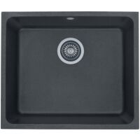 Zlewozmywak granitowy Kernau KGS U 60 1B Black Metallic