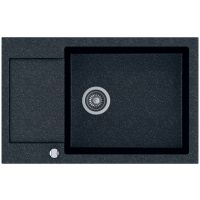 Zlewozmywak granitowy Kernau KGS H 6078 1B1D Black Metallic