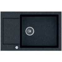 Zlewozmywak granitowy Kernau KGS H 6078 1B1D Black Metallic
