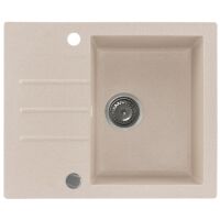 Zlewozmywak granitowy Kernau KGSA 4560 1B1D Sand