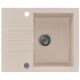 Zlewozmywak granitowy Kernau KGSA 4560 1B1D Sand
