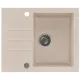 Zlewozmywak granitowy Kernau KGSA 4560 1B1D Sand