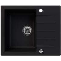 Zlewozmywak granitowy Kernau KGS A 4560 1B1D Deep Black