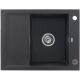 Zlewozmywak granitowy Kernau KGS M 4565 1B1D Black Metallic