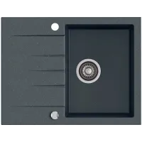 Zlewozmywak granitowy Kernau KGS V 4565A 1B1D Graphite