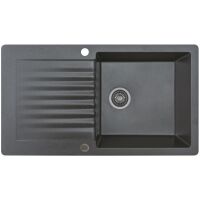 Zlewozmywak granitowy Kernau KGS F 6089 1B1D Graphite