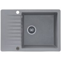 Zlewozmywak granitowy Kernau KGS F 6072 1B1D Grey Metallic