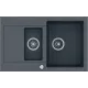 Zlewozmywak granitowy Kernau KGS H 6080 1,5B1D Graphite