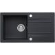 Zlewozmywak granitowy Kernau KGS A 50 1B1D Black Metallic