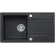 Zlewozmywak granitowy Kernau KGS A 50 1B1D Black Metallic