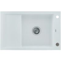Zlewozmywak granitowy Kernau KGS M 6078 1B1D Pure White