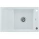 Zlewozmywak granitowy Kernau KGS M 6078 1B1D Pure White