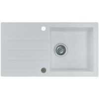 Zlewozmywak granitowy Kernau KGS A 50 1B1D Pure White