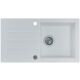 Zlewozmywak granitowy Kernau KGS A 50 1B1D Pure White