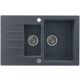 Zlewozmywak granitowy Kernau KGS A 6079 1,5B1D Graphite