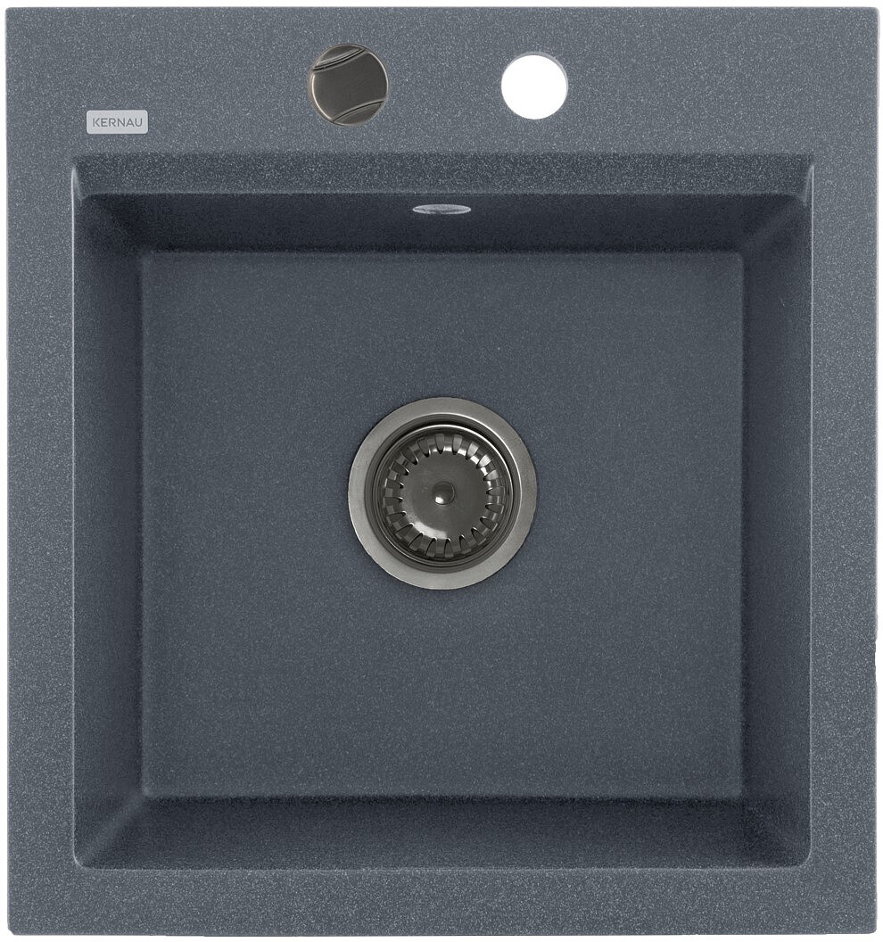 Zlewozmywak granitowy Kernau KGS M 45 1B Graphite