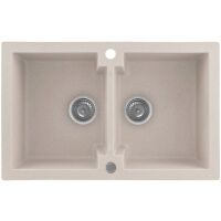 Zlewozmywak granitowy Kernau KGS A 80 2B Sand