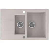 Zlewozmywak granitowy Kernau KGS A 6079 1,5B1D Natural Beige