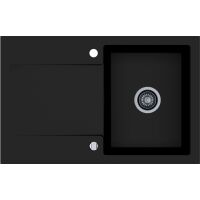 Zlewozmywak granitowy Kernau KGS W 45 1B1D Deep Black