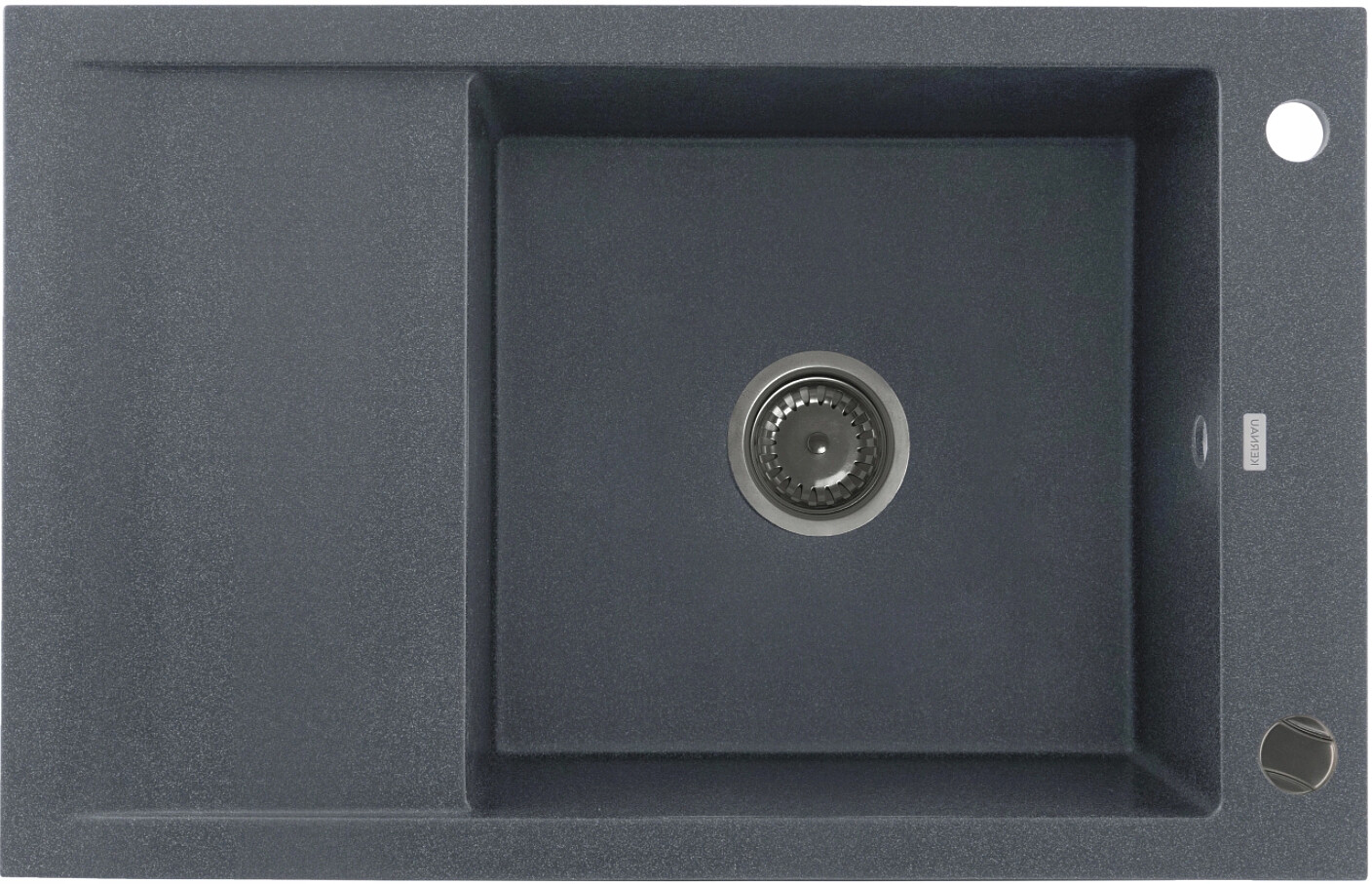 Zlewozmywak granitowy Kernau KGS M 6078 1B1D Graphite