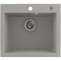 Zlewozmywak granitowy Kernau KGS H 60 1B Grey Metallic