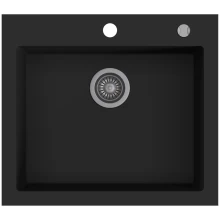 Zlewozmywak granitowy Kernau KGS H 60 1B Deep Black