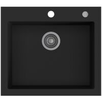 Zlewozmywak granitowy Kernau KGS H 60 1B Deep Black