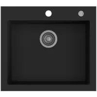 Zlewozmywak granitowy Kernau KGS H 60 1B Deep Black