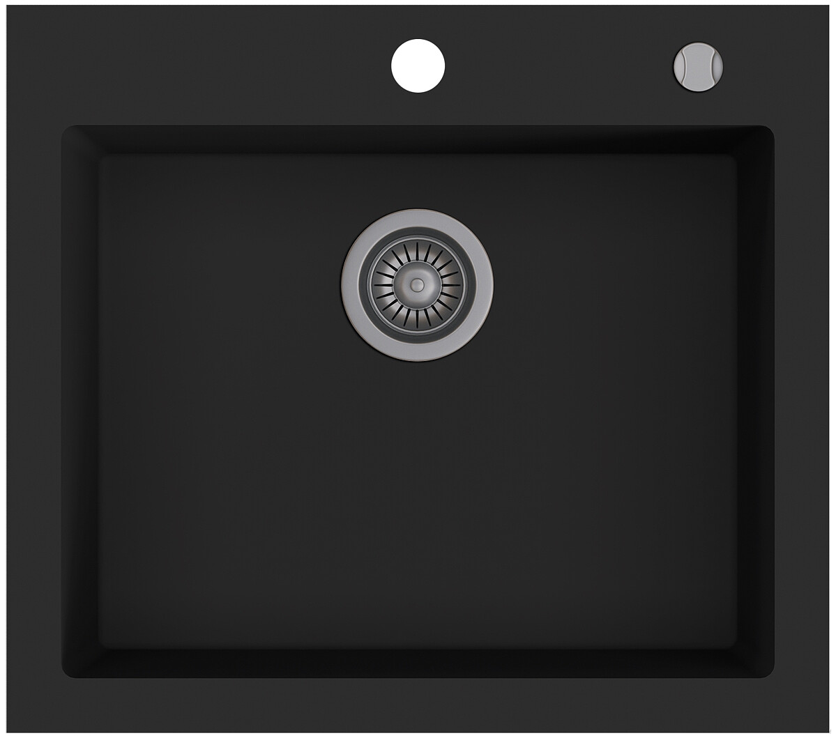 Zlewozmywak granitowy Kernau KGS H 60 1B Deep Black