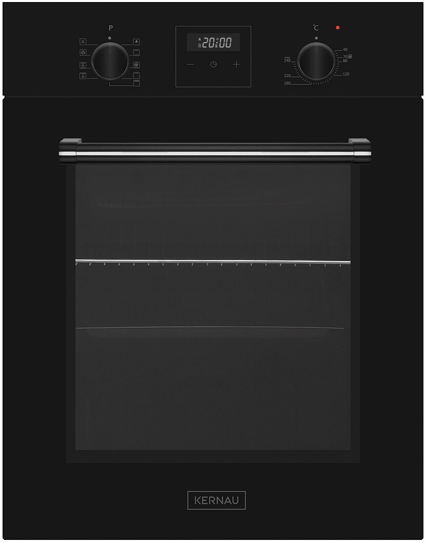 Piekarnik elektryczny Kernau KBO 0946 PT B Grill Termoobieg 3D Czarne szkło