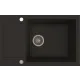Zlewozmywak granitowy Kernau KGS H 6078 1B1D Deep Black