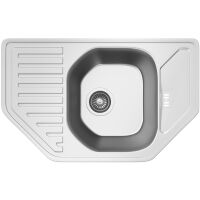 Zlewozmywak stalowy Kernau KSS B 90 A 1B1D Linen