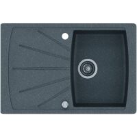 Zlewozmywak granitowy Kernau KGST 45 1B1D Graphite