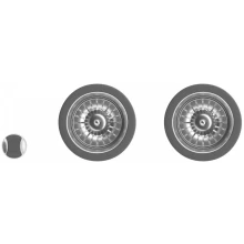 Komplet odpływowy Kernau KER-SS 2B Aut Silver