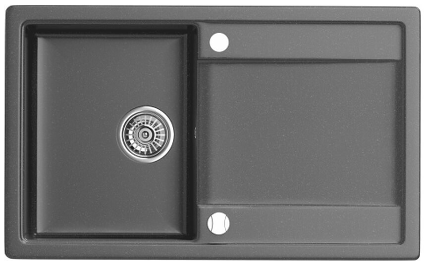 Zlewozmywak granitowy Kernau KGS Z 4575 1B1D Graphite